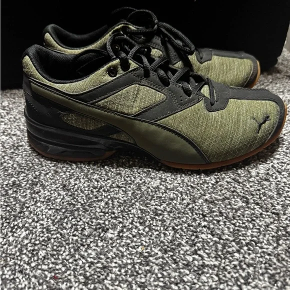 Puma Olive and Black Athletic Shoes - Picture 4 of 4